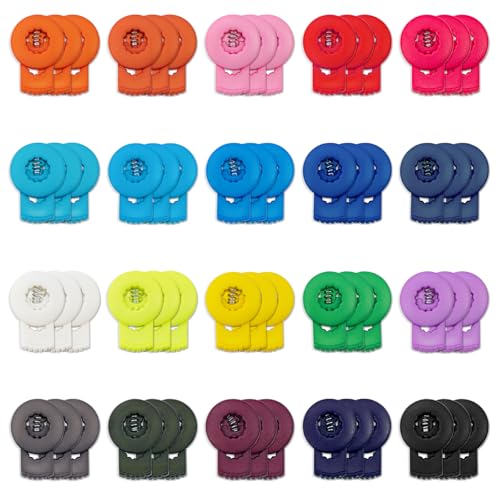 60 Pcs Baseball Glove Locks - Multicolor Needle Stoppers