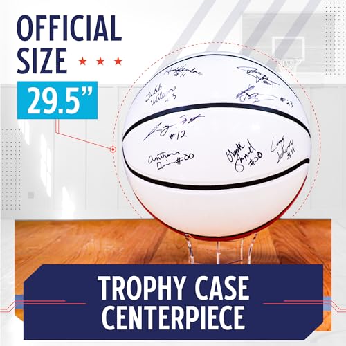 Murray Sporting Goods Autograph Basketball 29.5 Inch Regulation Size with Stand - Signature Display Memorabilia