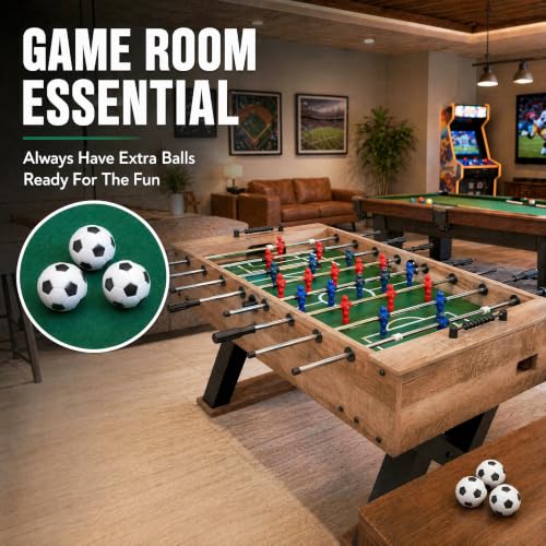 36mm Foosball Replacement Balls - Standard Tabletop Soccer Game - 9 Pack