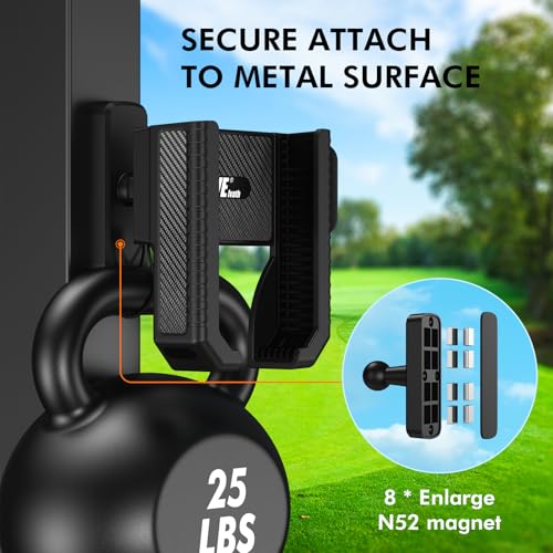 Magnetic Golf Cart Phone Holder - 360° Rotatable, Secure Fit