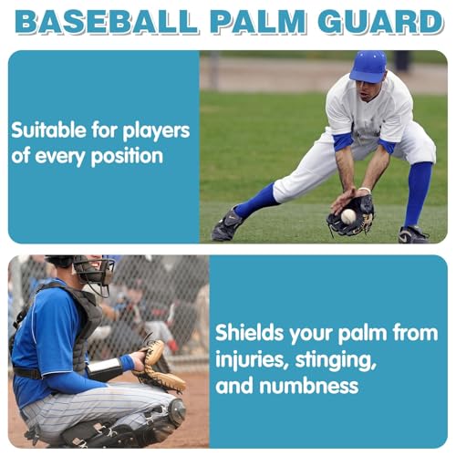 Baseball Glove Wrap - 2PCS Premium Silicone Palm Protector
