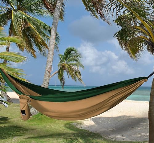 Gold Armour Camping Hammock - Portable Single Accessories Gear for