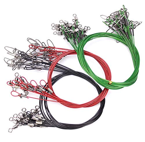 150LB Fishing Wire Leader Rig - 10pcs Heavy Duty Steel Line