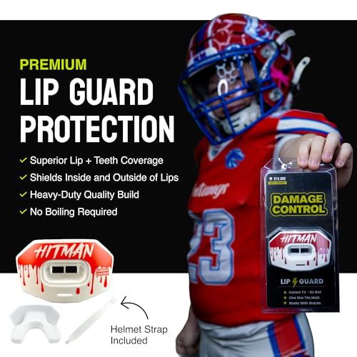 Youth Football Mouth Guard - Heavy Duty, Breathable, No Boil
