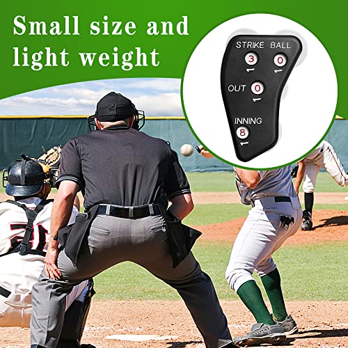 Watayo Black 2-Pack Baseball Umpire Clicker & Score Counter - Practice & Game