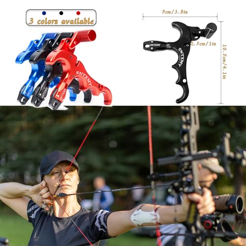 360° Rotatable Thumb Release for Compound Bows - Archery Release Aid