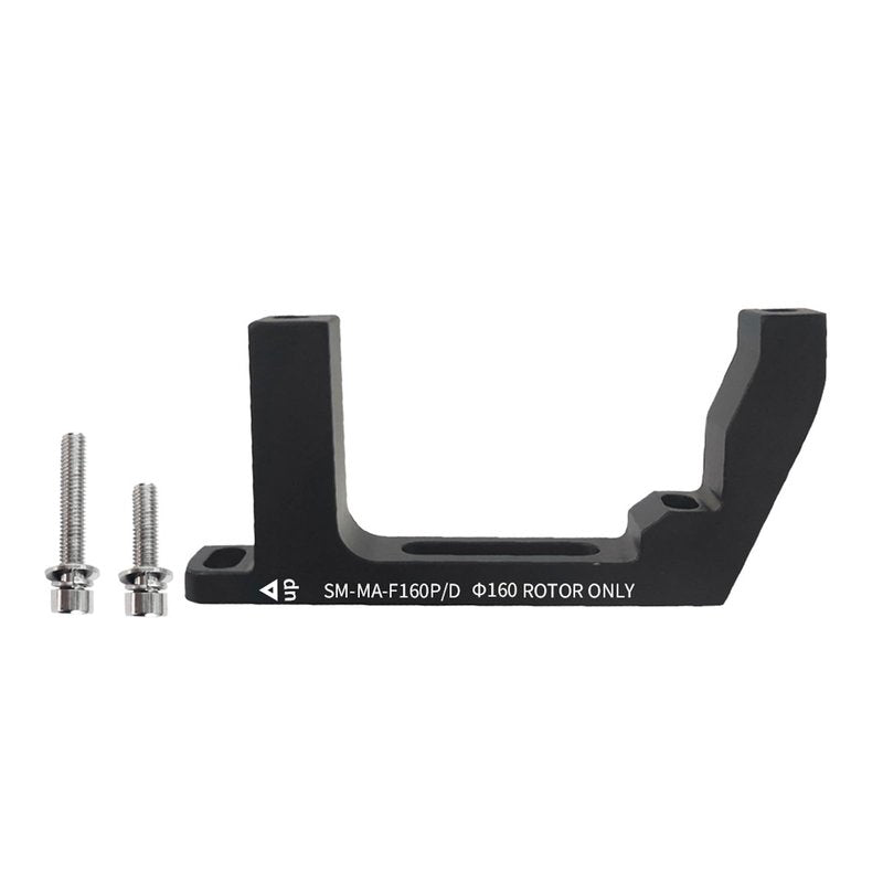 CooMeng SM-MA-F160P/D R160P/D Flat Mount to Post Mount Brake Caliper Adapter for 160mm Rotors Road Disc Brake FM to PM