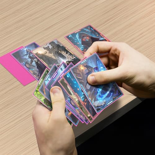 300 Pink Card Sleeves for Trading Cards – 66x91mm Durable Protectors