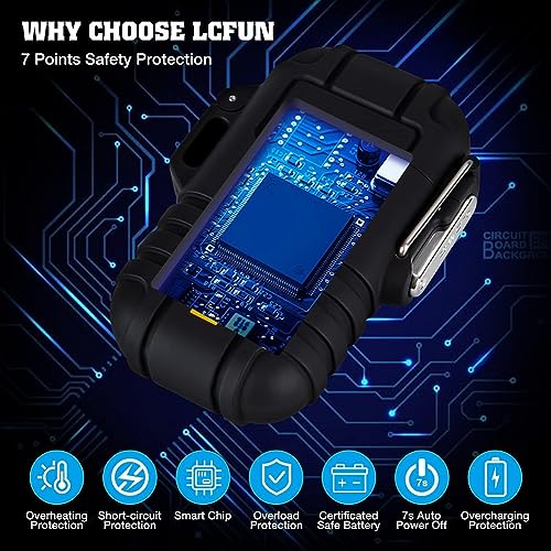 Electric Lighter Rechargeable Dual Arc Plasma Waterproof Matches