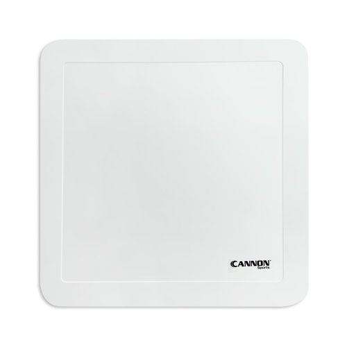 Cannon Sports Throwdown Base Set - 5pc Durable Rubber Home Plate, Pitcher's Mound & 3 Bases – Indoor Outdoor Base Set Perfect for Baseball, Softball, Kickball, Backyard Practice (White)