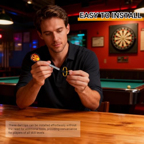 Plastic Dart Tips - 150 Pack 2BA Thread Soft Tip Dart Points
