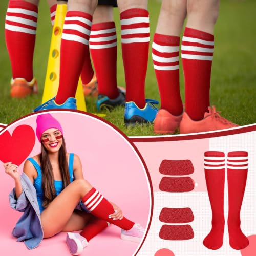 Sport Socks - 2/12/16/24 Pairs, Black & Red Variants