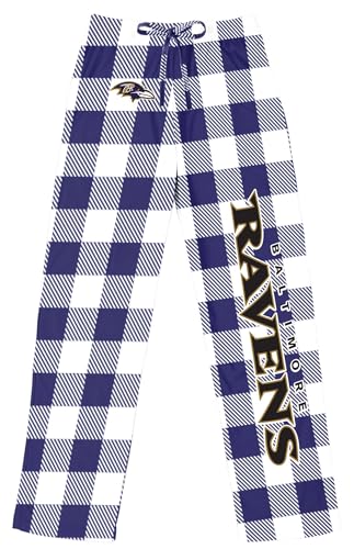 NFL Team Gingham Checkered Pajama Lounge Pants with Pockets