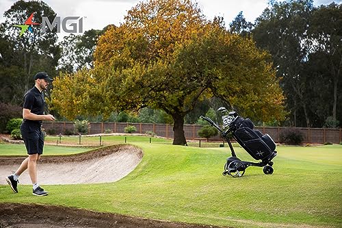 All Terrain Electric Golf Cart with Remote Control - Gloss Black & Matte Black - 36 Hole Battery