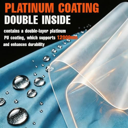 Waterproof Backpack Rain Cover for 15-25L Backpack - Acqua