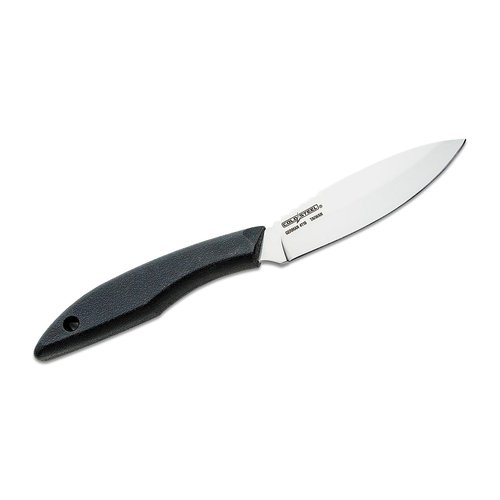 Cold Steel Canadian Belt 4" German 4116 Stainless Steel Fixed Blade Drop Point Outdoor Hunting Utility Knife, 4.5" High Impact Polypropylene Handle, Durable Secure-Ex Sheath Included