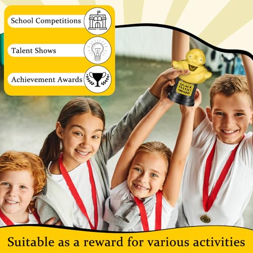 Duck Trophy Award - 6 Inch Tall Plastic MVP for Celebrations