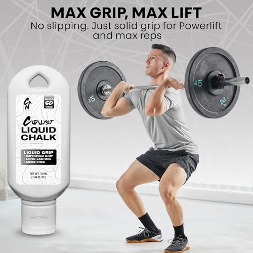Liquid Chalk Grip Enhancer - Mess-Free & Sweat-Resistant - 50ml