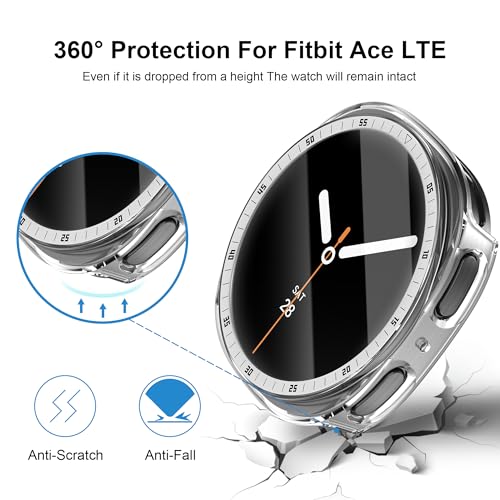 Galaxy Watch 8/9 40mm Case with Screen Protector - Silver