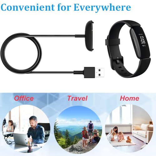 Replacement Charging Cable for Fitbit Inspire 2 & Ace 3 - 3.3ft