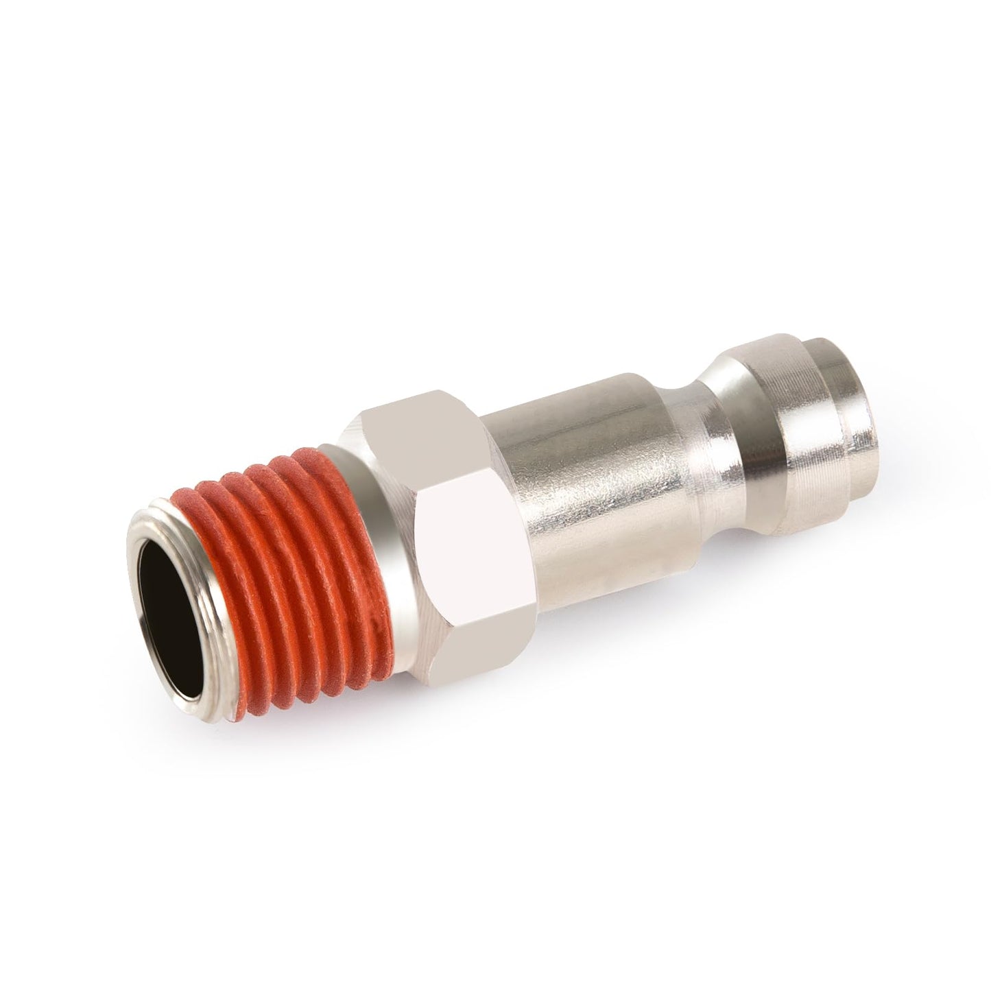 ChillWaves Automotive T-Style Air Plug, 1/4" NPT Male Pneumatic Plugs, Air Compressor Accessories Fittings(20-PACK)