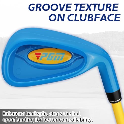 Kids Golf Club Set Ages 2-3 - Graphite Shafts, Large Sweet Spot - Blue