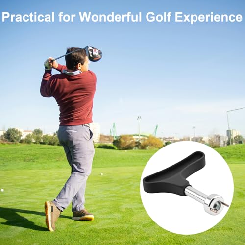 Universal Golf Shoe Spike Wrench - Ergonomic Handle Spike Removal Tool