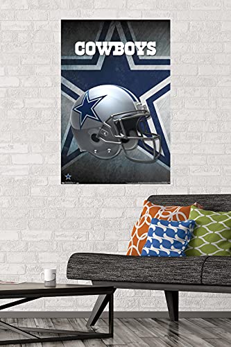 NFL Dallas Cowboys Helmet Wall Poster - 22.375" x 34" Unframed
