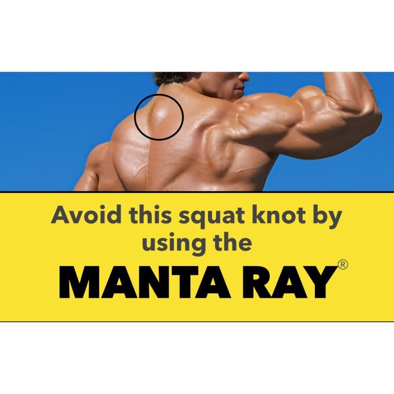 Original Manta Ray by Advanced Fitness, Squat Load Distribution Device
