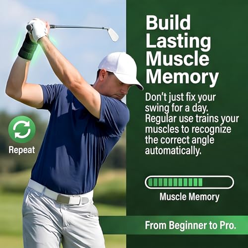 Golf Wrist Trainer Aid for Left/Right Hand - Black