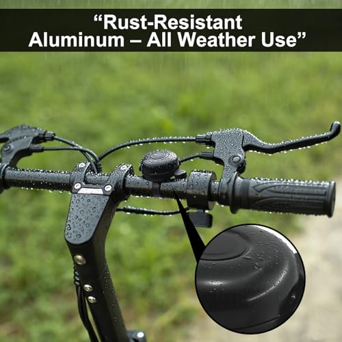 Loud Bicycle Bell for Adult Bikes - Durable Aluminum Alloy