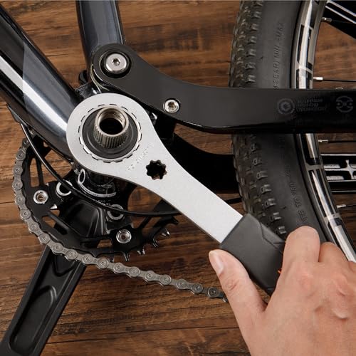 GEWAGE HOLLOWTECH II Bicycle Bottom Bracket Tool for Shimano BB9000, BBR60, 12X46MM - Includes Crank Cap Wrench, Fits Shimano XT, Ultegra