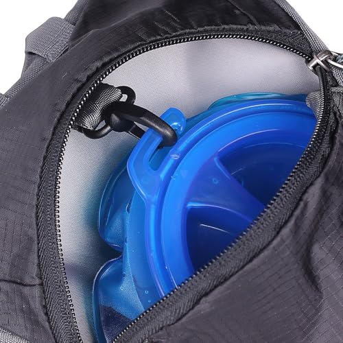 Hydration Pack Backpack with 2L Bladder - Black for Hiking & Cycling