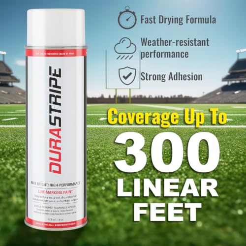Athletic Field Marking Paint - 2 Pack of 18oz Cans - White
