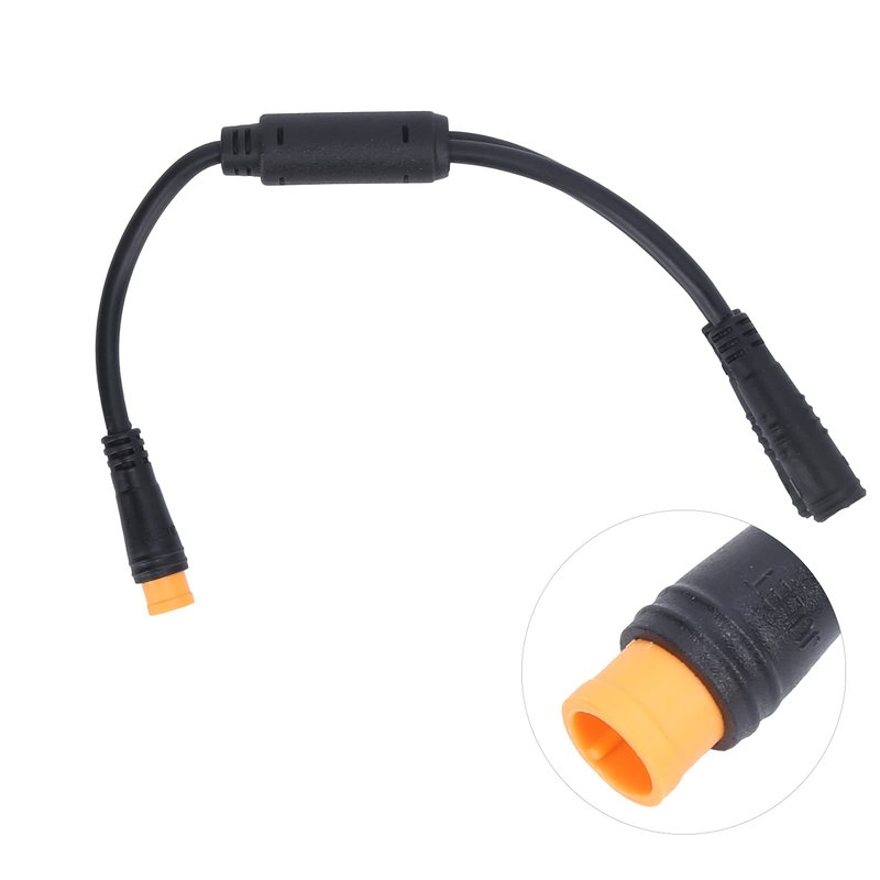 Alomejor Electric Scooter Y Splitter, High Current Capacity Compact Cable Adapter for Commuters Urban Travelers Riders