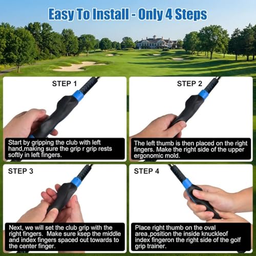Golf Grip Trainer for Right-Handed Golfers - Swing Correction Training Aid