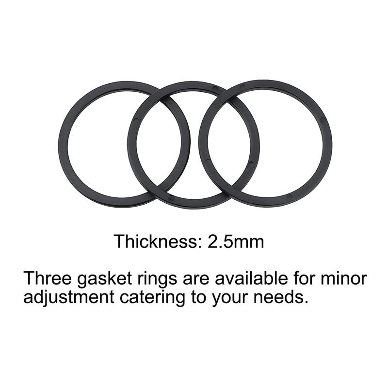 Andeshunk Bike Bottom Bracket, 68-73mm BSA Threaded Bottom Bracket for Mountain Road Bike, Bearing BB Bottoms Brackets Set (Orange)