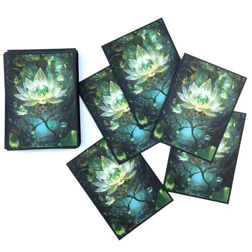 100 Pack Matte Card Sleeves for Magic The Gathering 66x91mm - Transparent Protective Gaming Sleeves