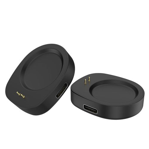 2 Pack Magnetic Charger Adapter for Amazfit T-Rex 3/3 Pro/Balance 1/2 Fitness Tracker, Portable Charging Dock Cradle with USB C Port, No Cable
