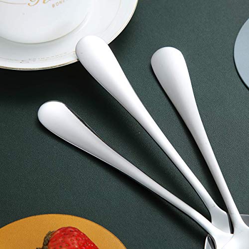 Solid Stainless Steel Serving Spoons Set - 4 Pieces