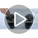 20oz Tumbler Lid - Replacement for Yeti & RTIC - Black 1 Pack