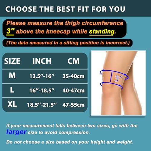 i BRACE Large Adjustable Knee Brace for Pain Relief, Tendon Support & Stability