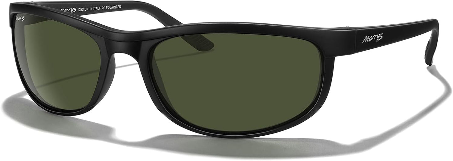 MERRY'S Polarized Wrap Around Sunglasses - UV400 Protection for Men & Women | Ideal for Driving, Fishing, Cycling, Running