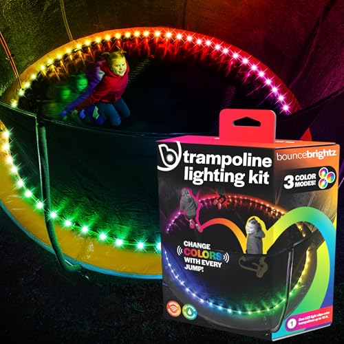 BounceBrightz Color Changing Trampoline Lights for Kids - Motion Activated