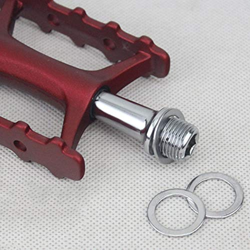 Stainless Steel Bicycle Pedal Washers - 10 Pack Replacement Gaskets