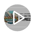 Detroit Michigan Waterproof Vinyl Sticker - 4 Inch Travel Decal