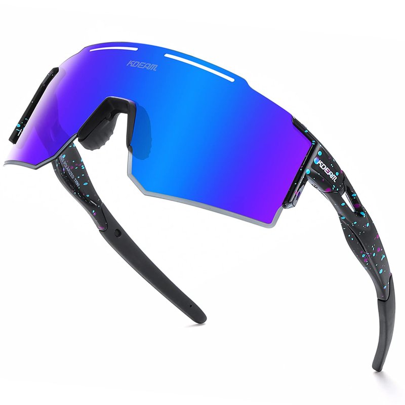 Sports Polarized Pit Vipers Sunglasses UV Protection for Youth, Men & Women, Ideal for Cycling Running Baseball Skiing & Softball (C16)