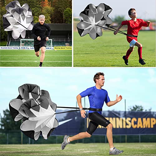 Speed Chute Resistance Parachute for Speed & Acceleration Training - 56 Inch