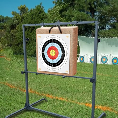 Straw Archery Target for Backyard Practice - 17.7 x 17.7 inches, Durable Bow and Target