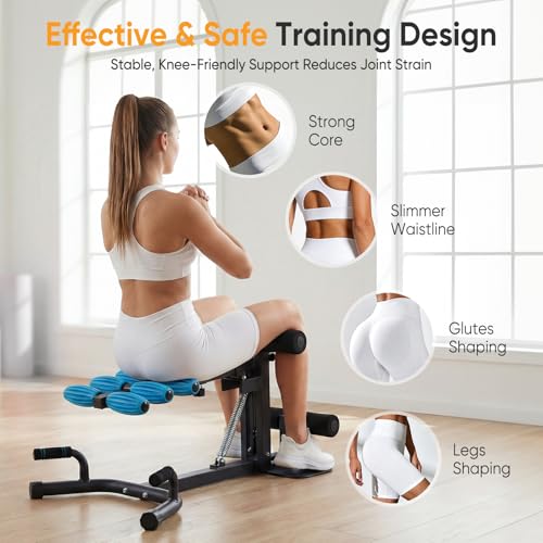 Adjustable Deep Squat Machine for Home Gym - 300 lbs Capacity